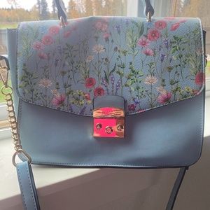 Authentic IMAN Global Chic Convertible Flap Satchel